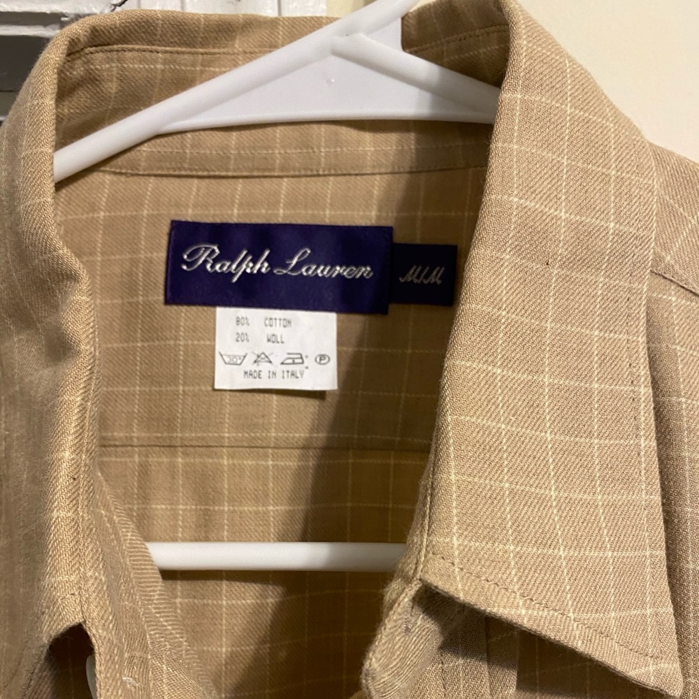 Men’s PurpleLabel Ralph Lauren polo button down